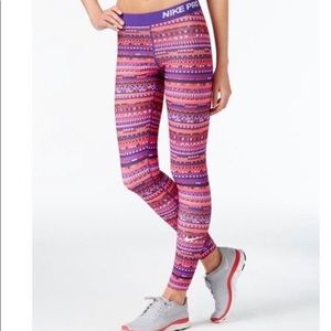 Nike Pro long length leggings size small